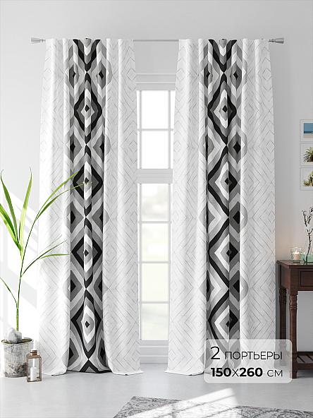 Комплект штор Эленверс (серый)