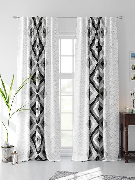 Комплект штор Эленверс (серый) - фото 4