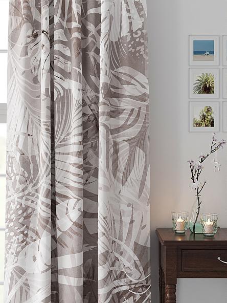 Комплект штор Лиренорс (коричневый) - фото 2