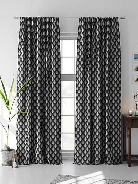 Комплект штор Миленквис (графит) - фото 4