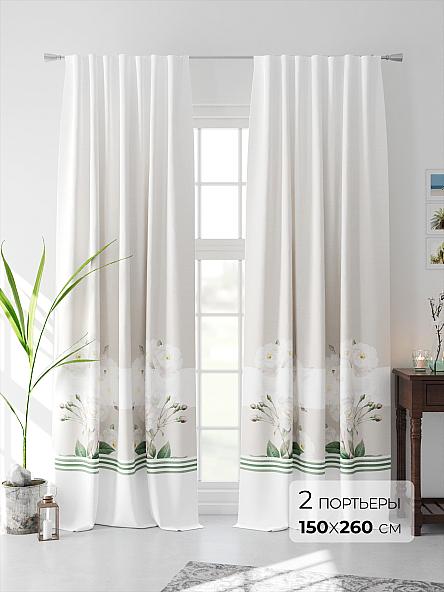 Комплект штор Нелегвирс (зеленый)