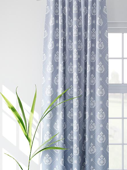 Комплект штор Ренедес (серо-синий) - фото 3