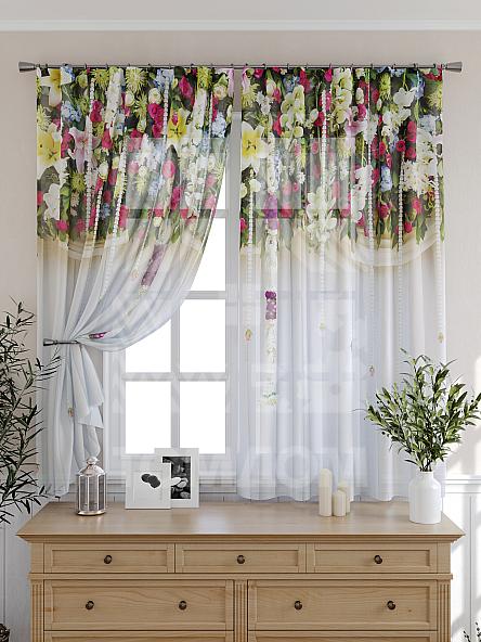 Тюль для кухни Бирнет