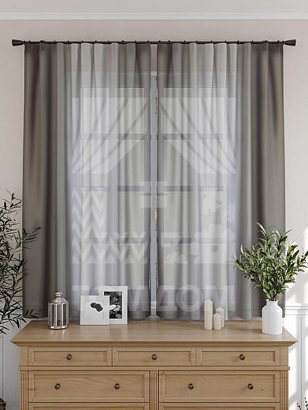 Тюль для кухни Хроа (графит) - фото 4