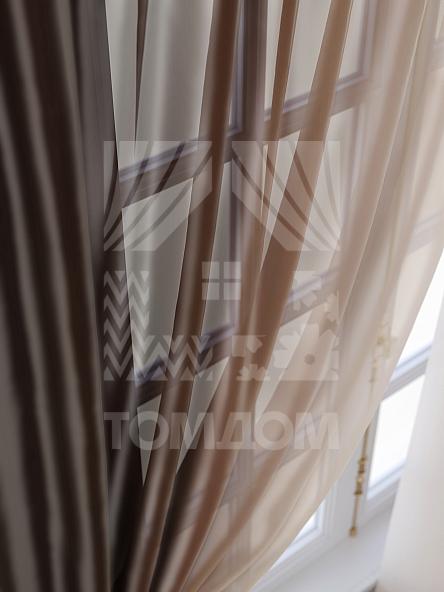 Тюль для кухни Хроа (шоколад) - фото 5