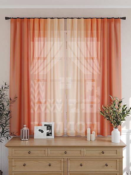 Тюль для кухни Хроа (оранж.) - фото 4