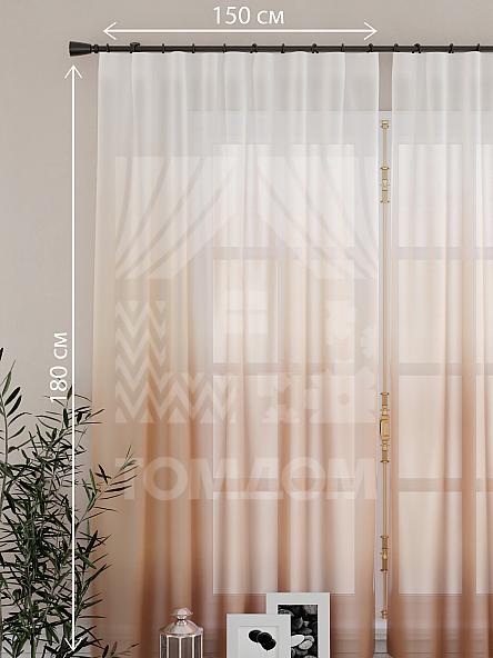 Тюль для кухни Никар (бежев.) - фото 2