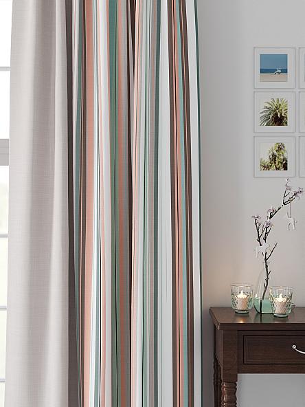 Комплект штор Флеренс (бежевый) - фото 2