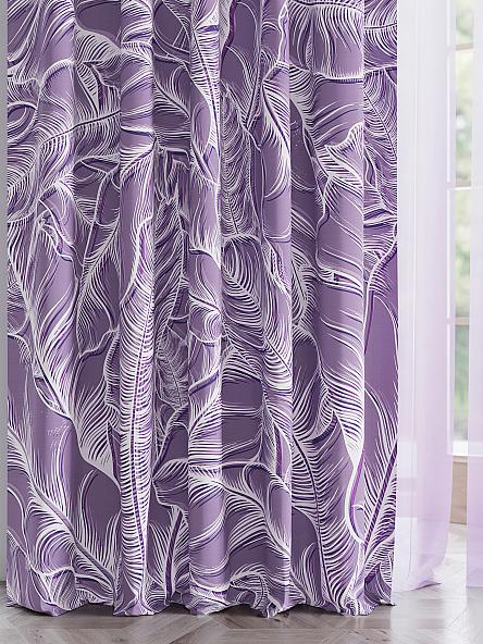 Комплект штор Рилеминс (фиолетовый) - фото 4