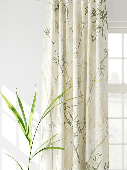 Комплект штор Эрименс (желто-зеленый) - фото 3