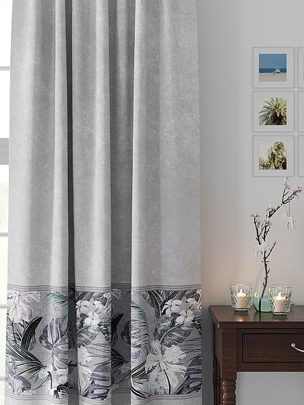 Комплект штор Менвелс (серый) - фото 2