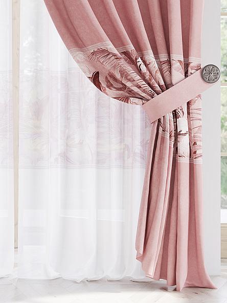 Комплект штор Менвелс (розовый) - фото 3