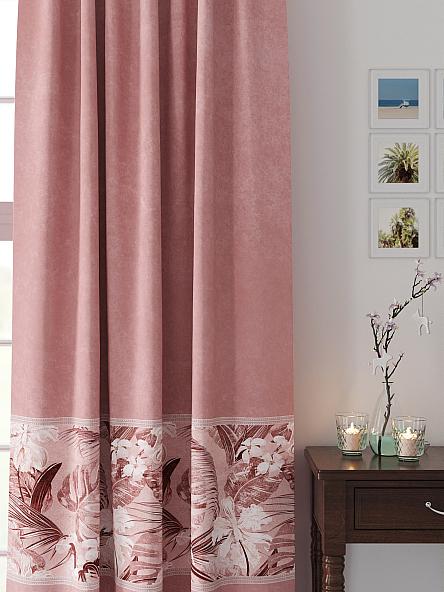 Комплект штор Менвелс (розовый) - фото 2