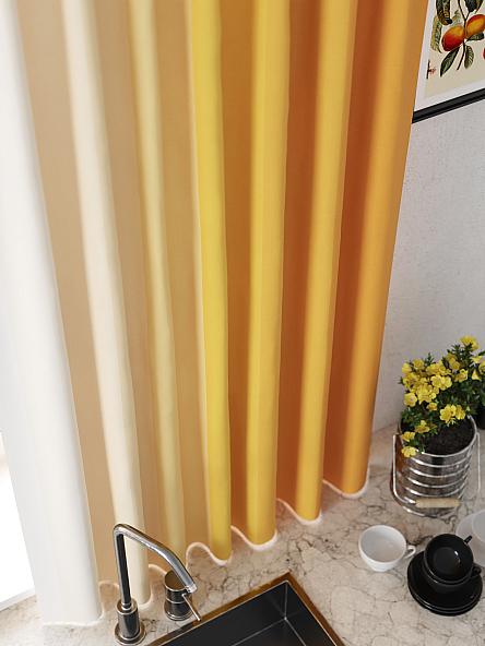 Комплект штор для кухни Ромерни (оранжевый) - фото 3