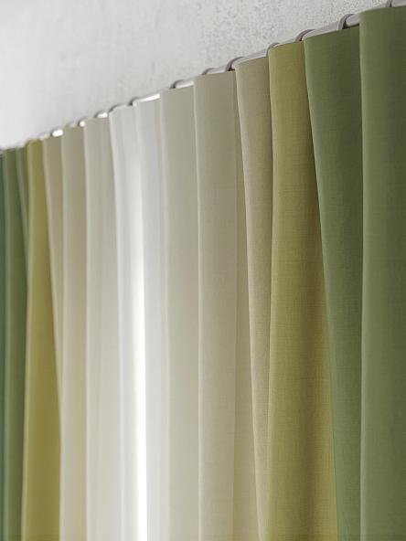 Комплект штор для кухни Ромерни (зеленый) - фото 6