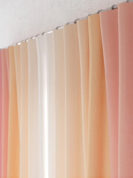 Комплект штор для кухни Ромерни (персиково-розовый) - фото 6