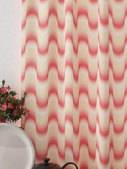 Комплект штор для кухни Ленгерс (коралловый) - фото 3