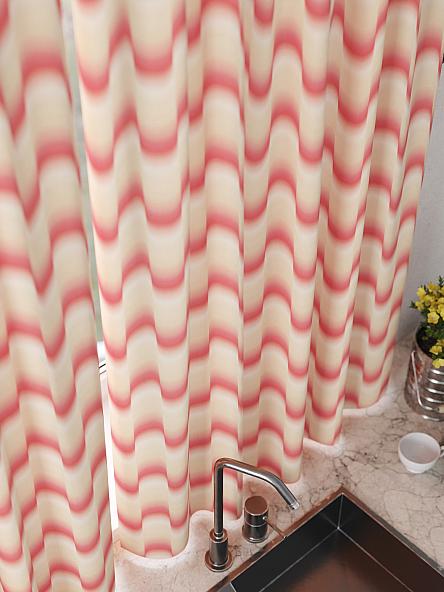 Комплект штор для кухни Ленгерс (коралловый) - фото 5