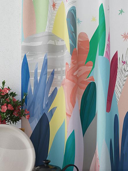 Комплект штор для кухни Фелреон (голубой) - фото 3