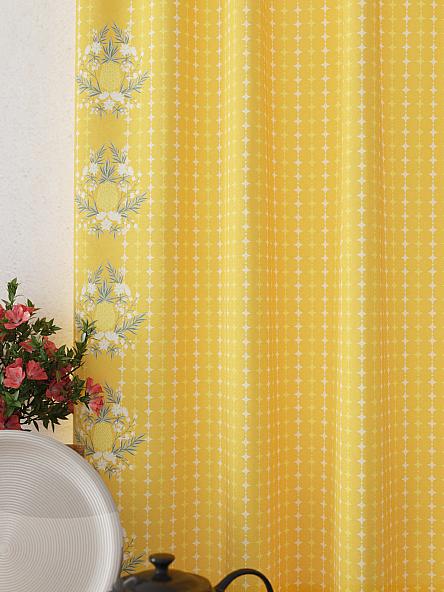 Комплект штор для кухни Рилеменс (желто-оранжевый) - фото 3