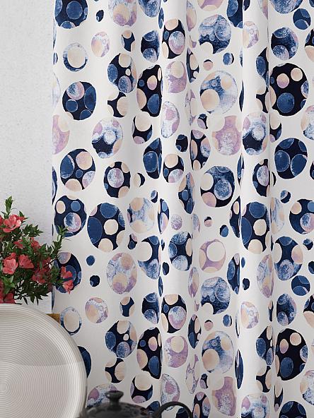 Комплект штор для кухни Кеновилс (темно-синий) - фото 3