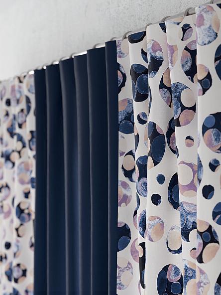 Комплект штор для кухни Кеновилс (темно-синий) - фото 6