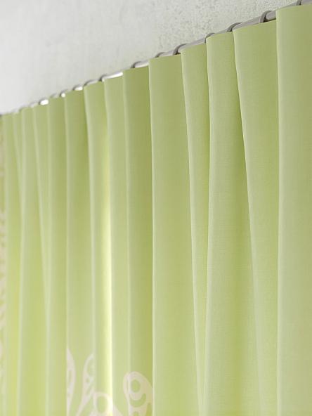 Комплект штор для кухни Ленфекс (салатовый) - фото 6