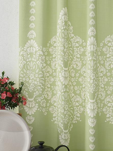 Комплект штор для кухни Илонвирс (салатовый) - фото 3