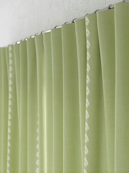 Комплект штор для кухни Илонвирс (салатовый) - фото 6