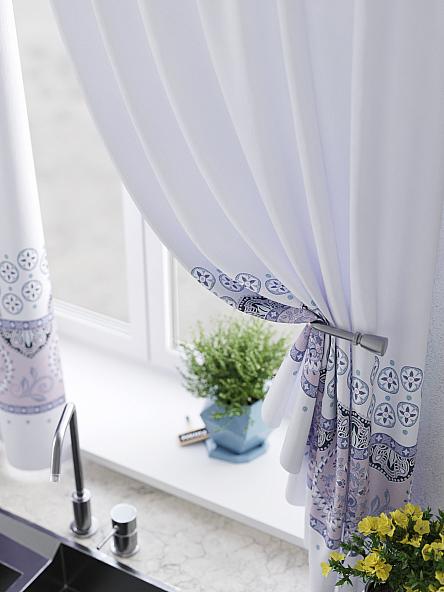 Комплект штор для кухни Риленкис (сиреневый) - фото 4