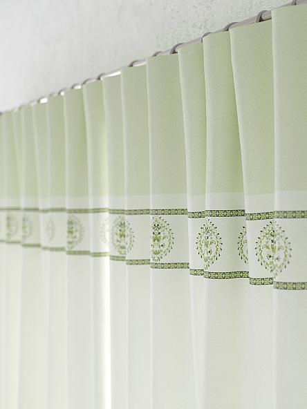 Комплект штор для кухни Риленкис (зеленый) - фото 6