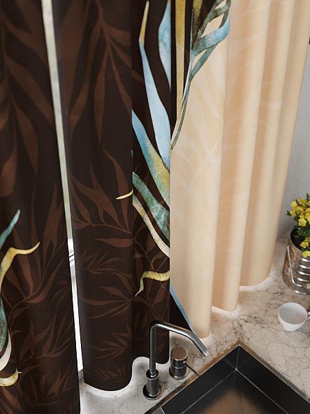 Комплект штор для кухни Менкерс (оранжевый) - фото 5