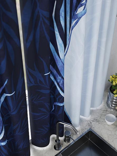 Комплект штор для кухни Менкерс (голубой) - фото 5