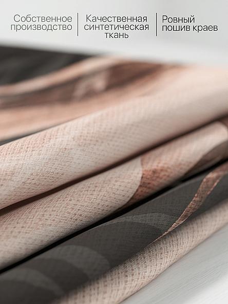 Комплект штор для кухни Менкерс (пудра) - фото 7