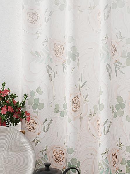 Комплект штор для кухни Рилениос (белый) - фото 3