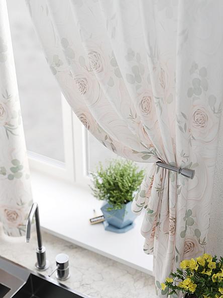 Комплект штор для кухни Рилениос (белый) - фото 4