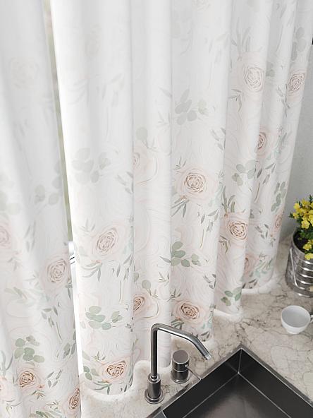 Комплект штор для кухни Рилениос (белый) - фото 5