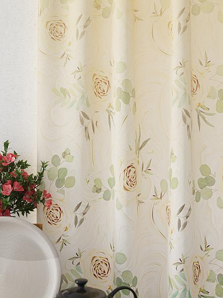 Комплект штор для кухни Рилениос (желтый) - фото 3