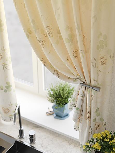 Комплект штор для кухни Рилениос (желтый) - фото 4