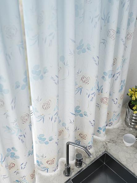 Комплект штор для кухни Рилениос (голубой) - фото 5