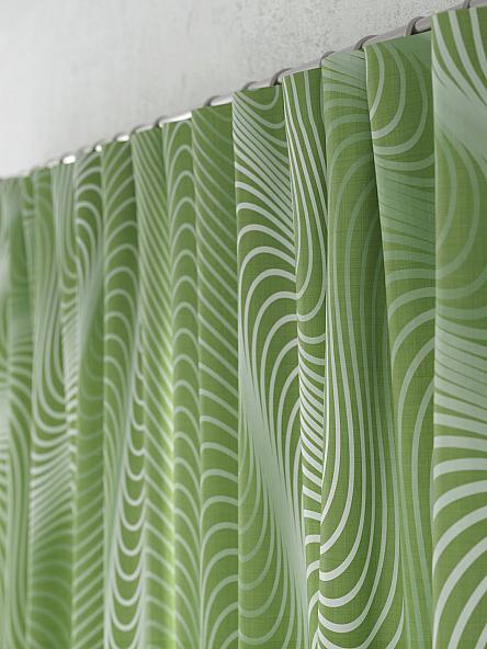 Комплект штор для кухни Лимнекс (зеленый) - фото 6