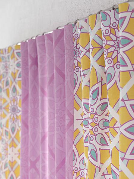 Комплект штор для кухни Некленс (розовый) - фото 6