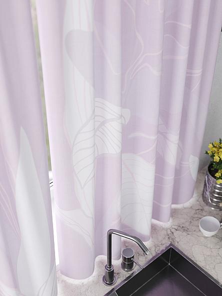 Комплект штор для кухни Лерфенс (сиреневый) - фото 5