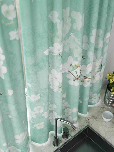 Комплект штор для кухни Релогнес (мятный) - фото 5