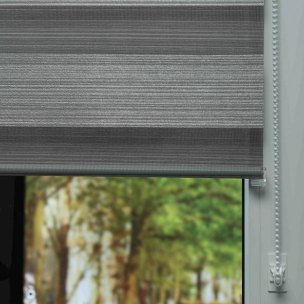 Рулонная штора Марсель (графитовый серый) - фото 2