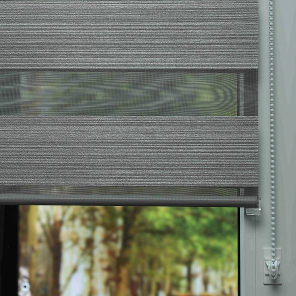 Рулонная штора Марсель (графитовый серый) - фото 3