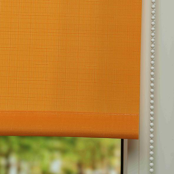 Рулонная штора Лайт (оранжевый) - фото 3