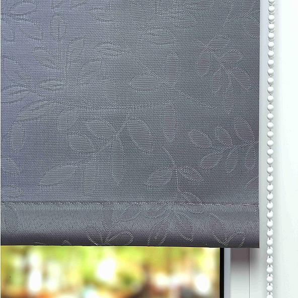 Рулонная штора Сакура (серый) ширина 120 см - фото 2