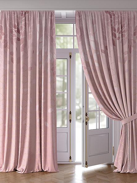Комплект штор Риренфис (розовый)
