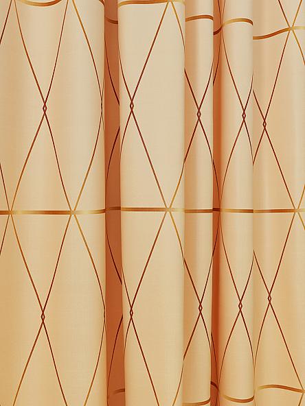 Комплект штор Лорденвис (оранжевый) - фото 2
